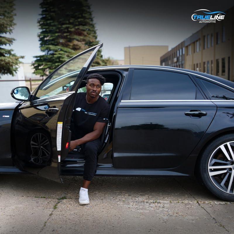 Protector de Bordes de Puerta True Line 1.83m Universal Negro