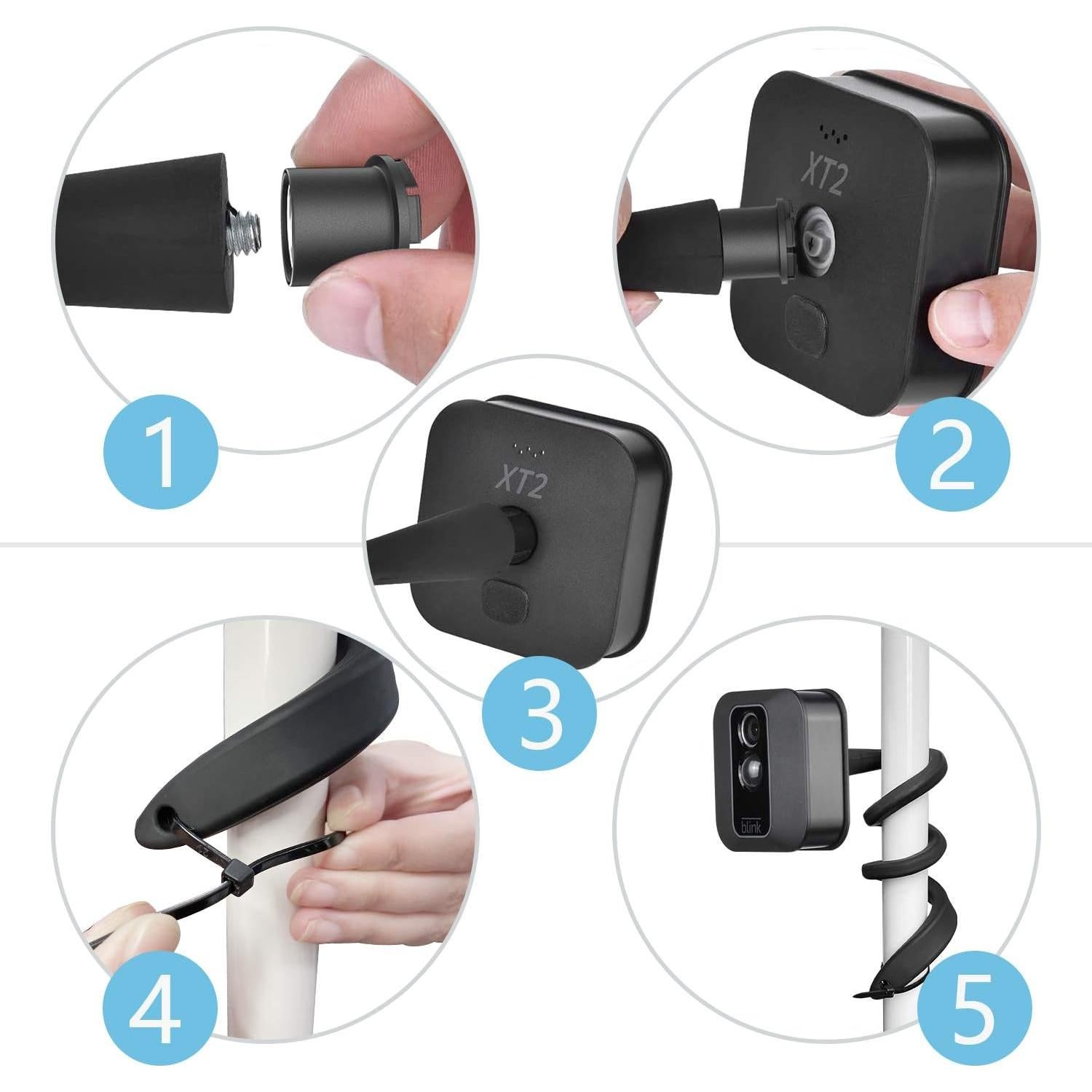 Soporte Flexible VOMENC para Cámara Blink Mini y XT2 - Negro