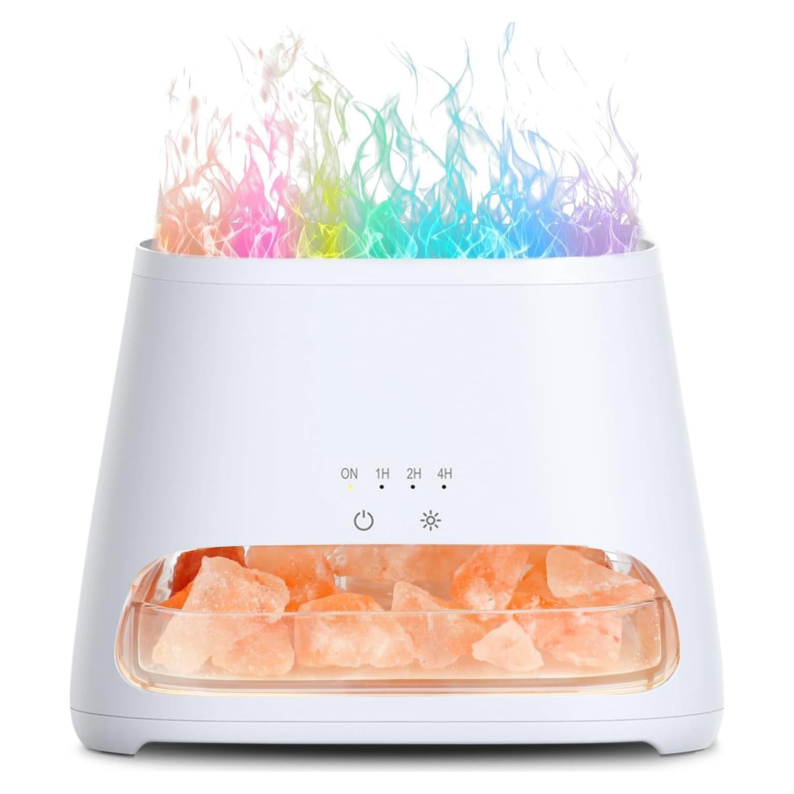 Difusor de Aceite Esencial SALKING 150ml con Lámpara de Sal