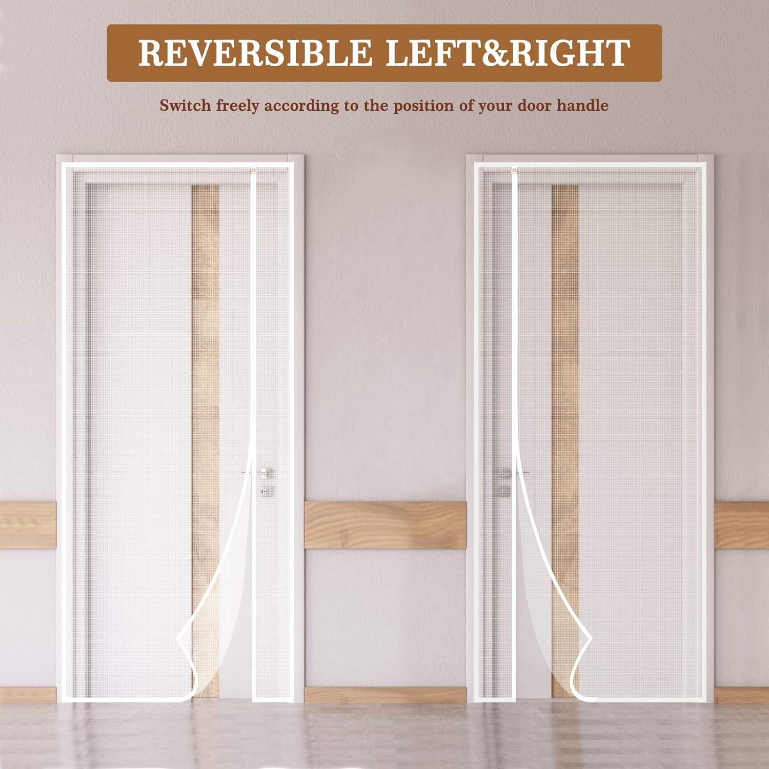 Puerta Pantalla Magnética Yotache 34x83 cm Reversible