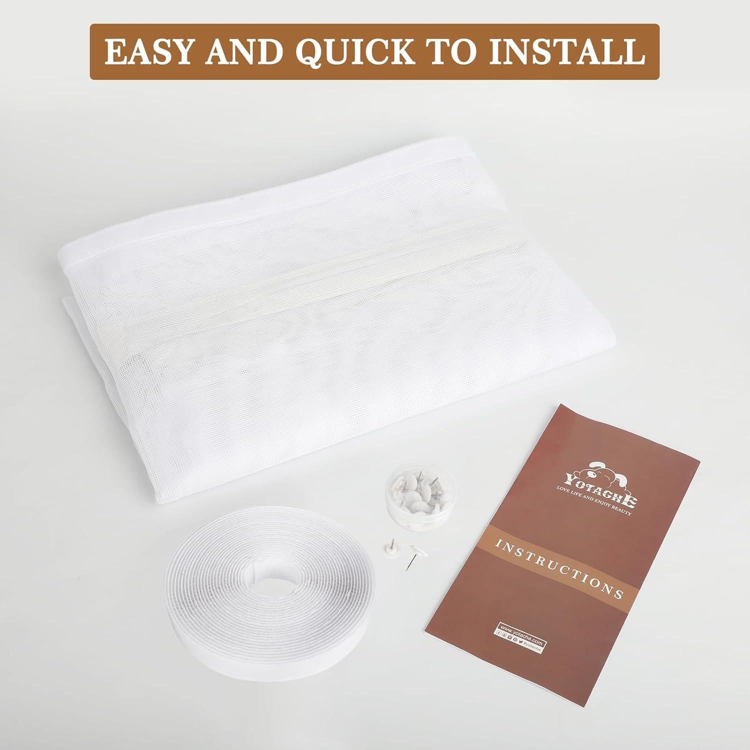 Puerta Pantalla Magnética Yotache 34x83 cm Reversible