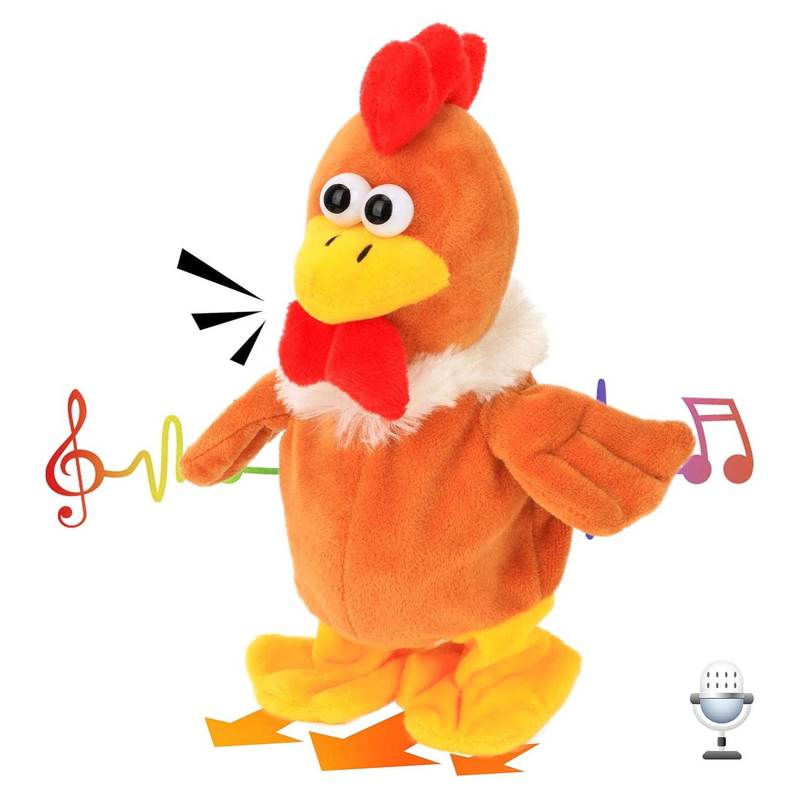 Pollo Hablante Interactivo Hopearl 22.86 cm para Niños