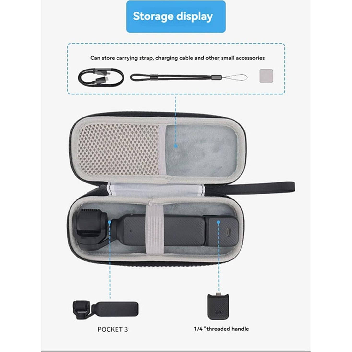 Funda de Almacenamiento LICHI para Cámara DJI Osmo Pocket 3