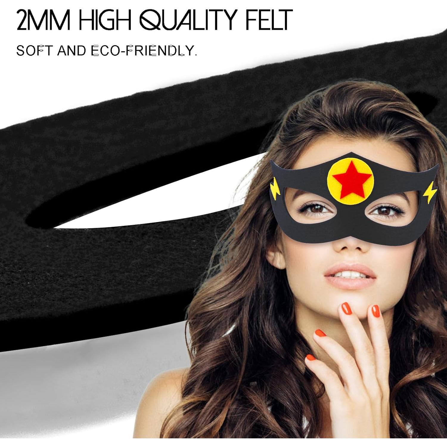 Disfraces de Superhéroe iROLEWIN con Capa y Máscara Adultos