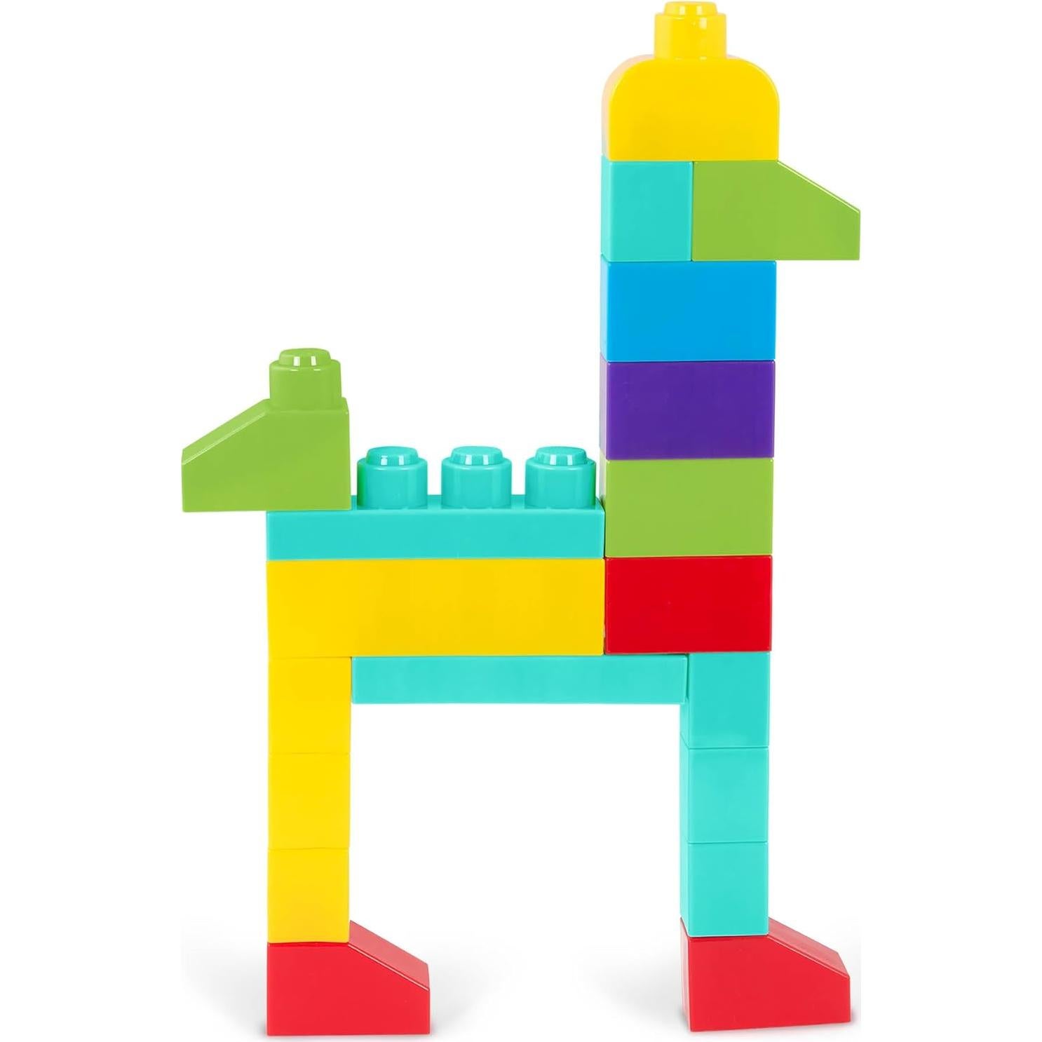 Bloques de Construcción Battat 80 Piezas Coloridas con Ruedas