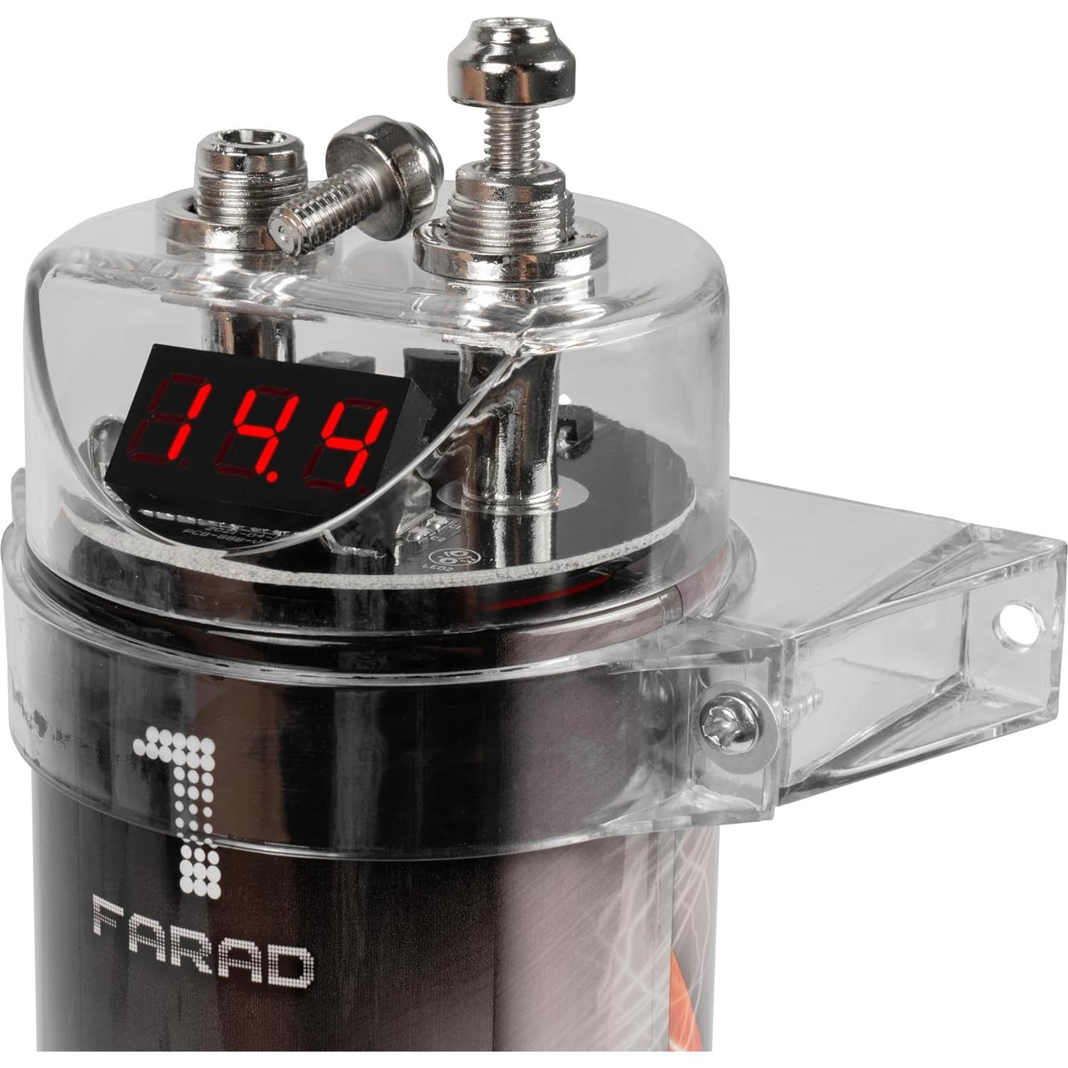 Capacitor de Potencia Belva BB1D 1.0 Farad para Audio Automotriz