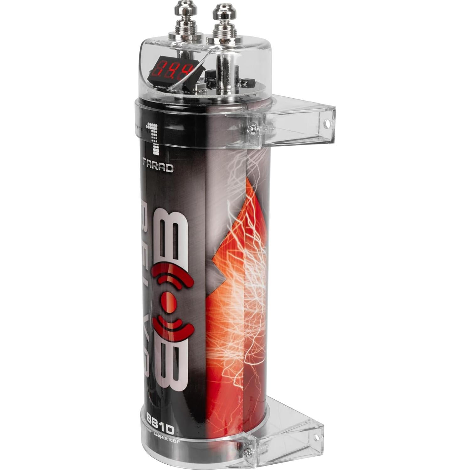 Capacitor de Potencia Belva BB1D 1.0 Farad para Audio Automotriz