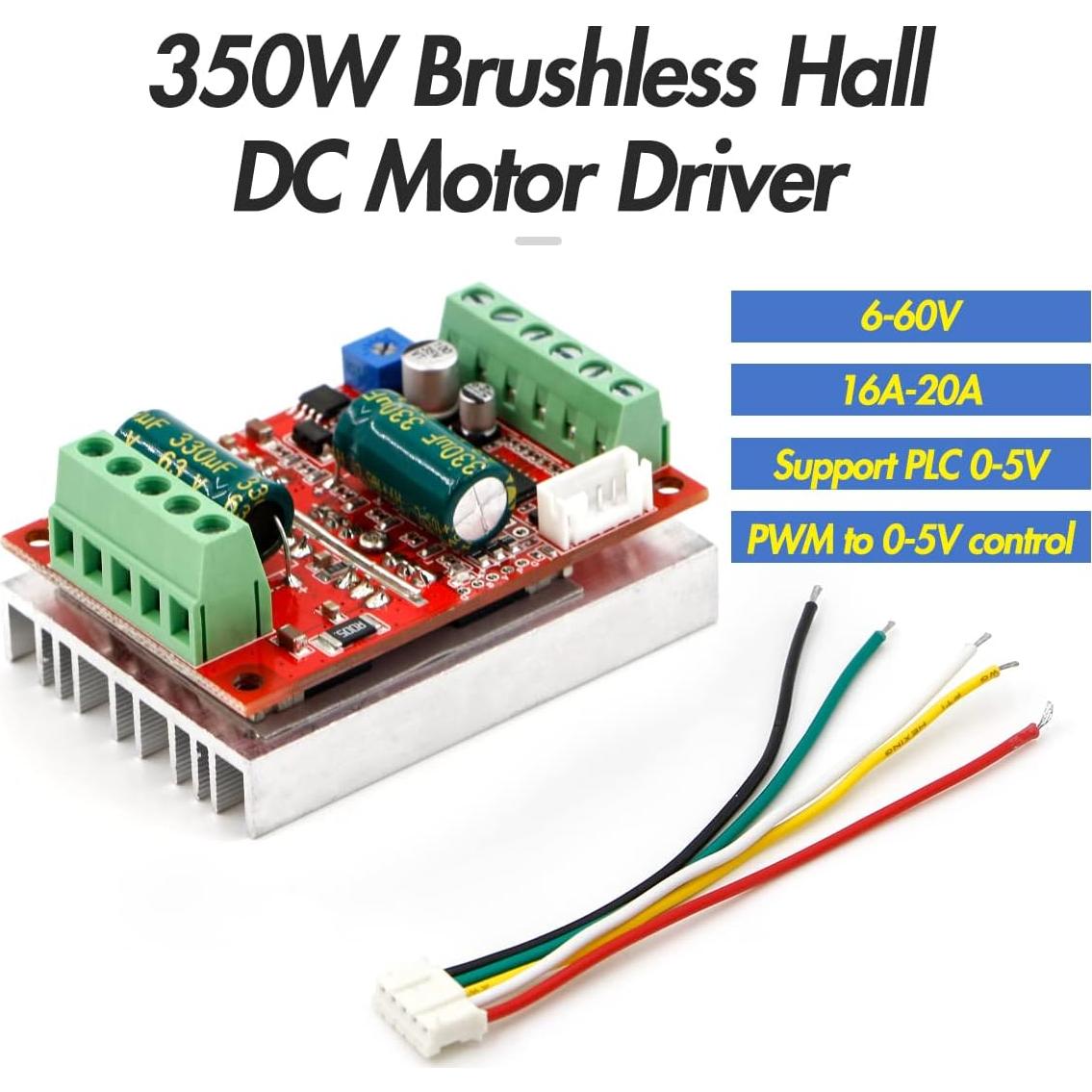 Controlador de Motor Eléctrico Sin Escobillas RioRand 350W 6-60V