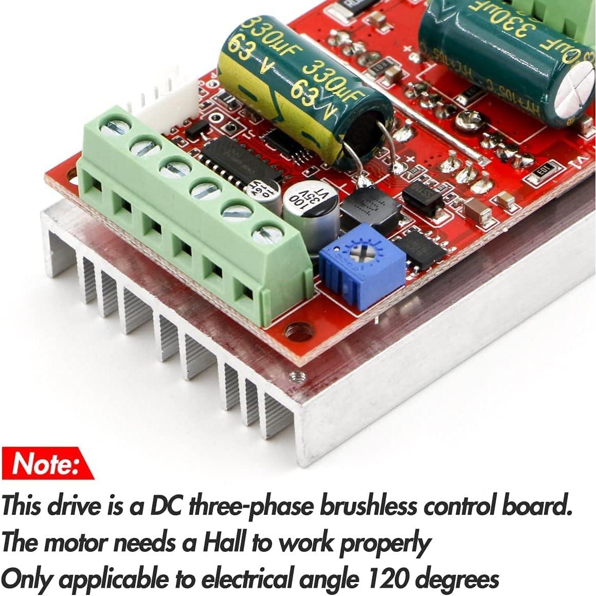 Controlador de Motor Eléctrico Sin Escobillas RioRand 350W 6-60V