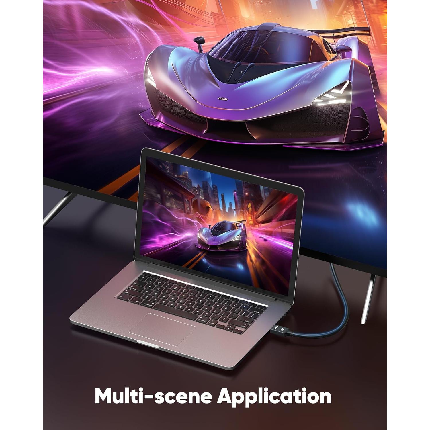 Cable HDMI 4K Capshi 20ft (6m) Alta Velocidad CL3