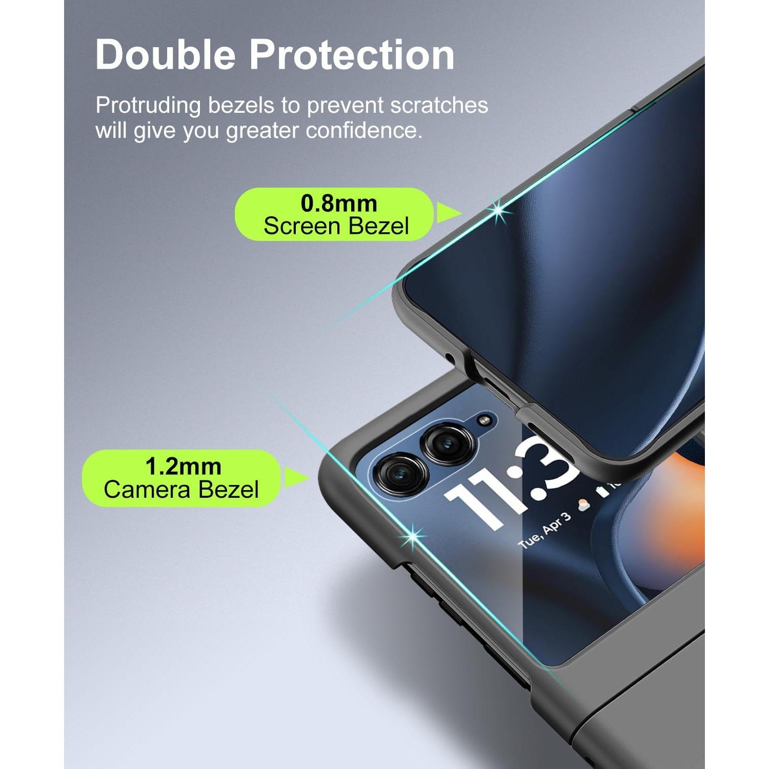 Funda Protectora Astter para Motorola Razr 2025 - Negro