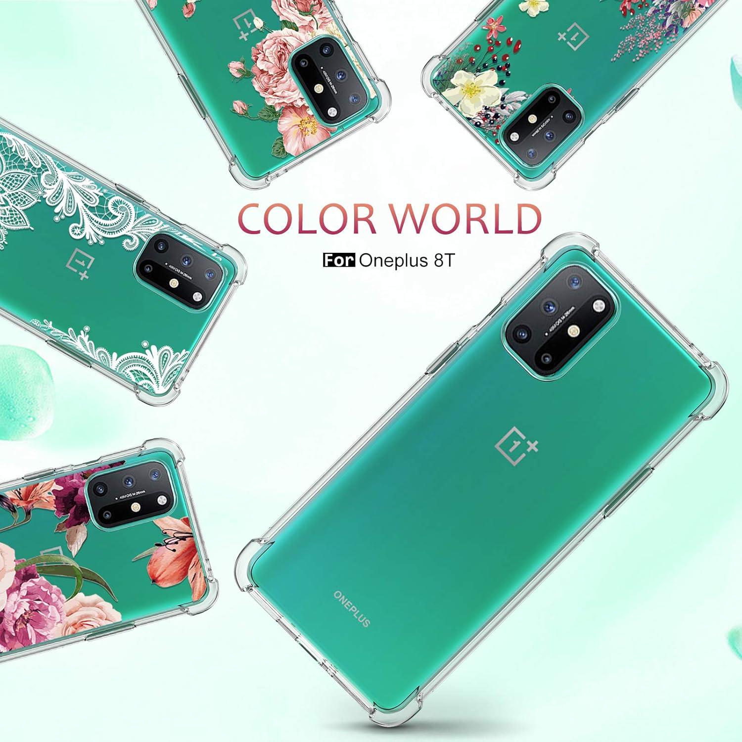 Funda Transparente Osophter para OnePlus 8T y 9R - TPU Absorción de Choques