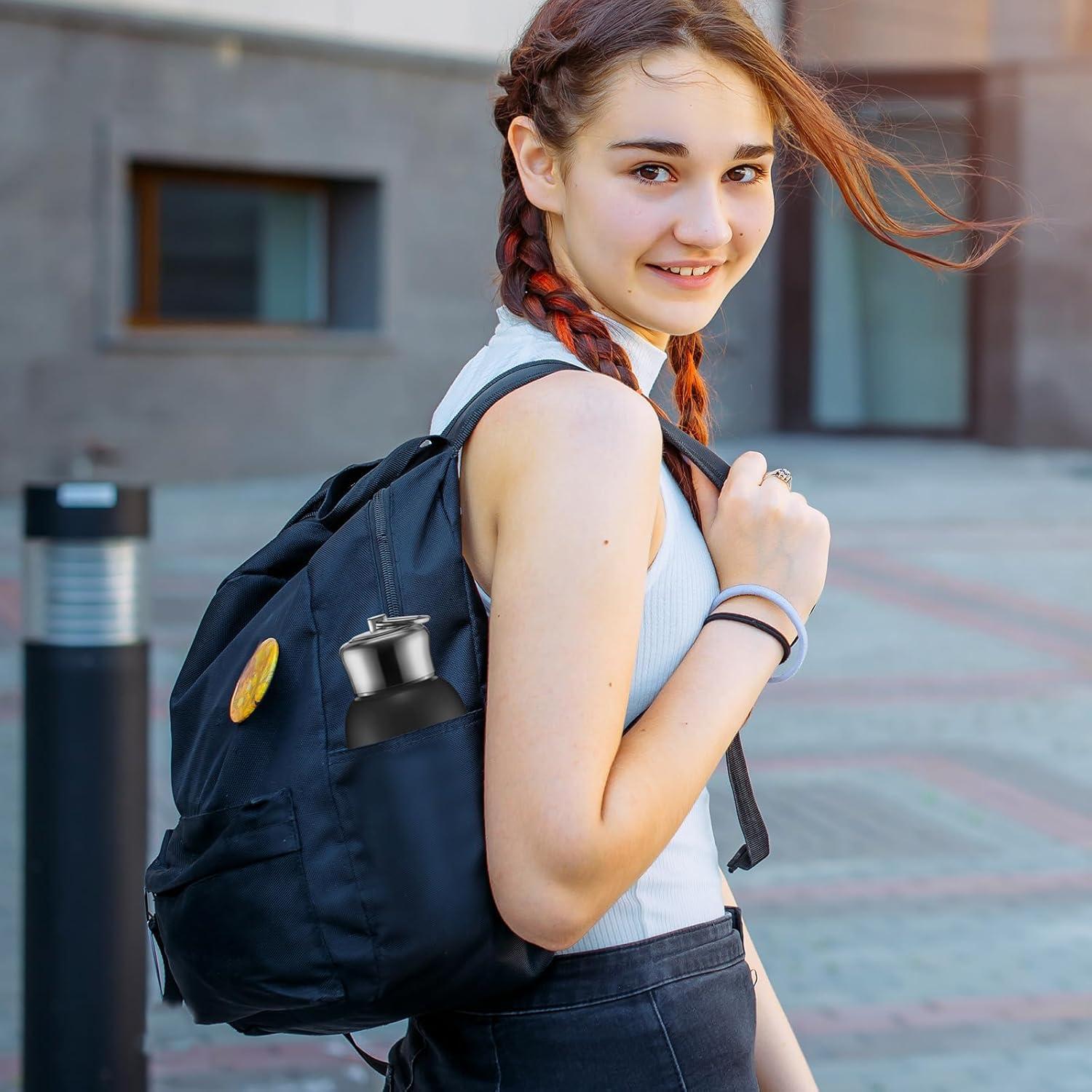 Botella de Agua Aislada Mifoci 300ml Acero Inoxidable Negra