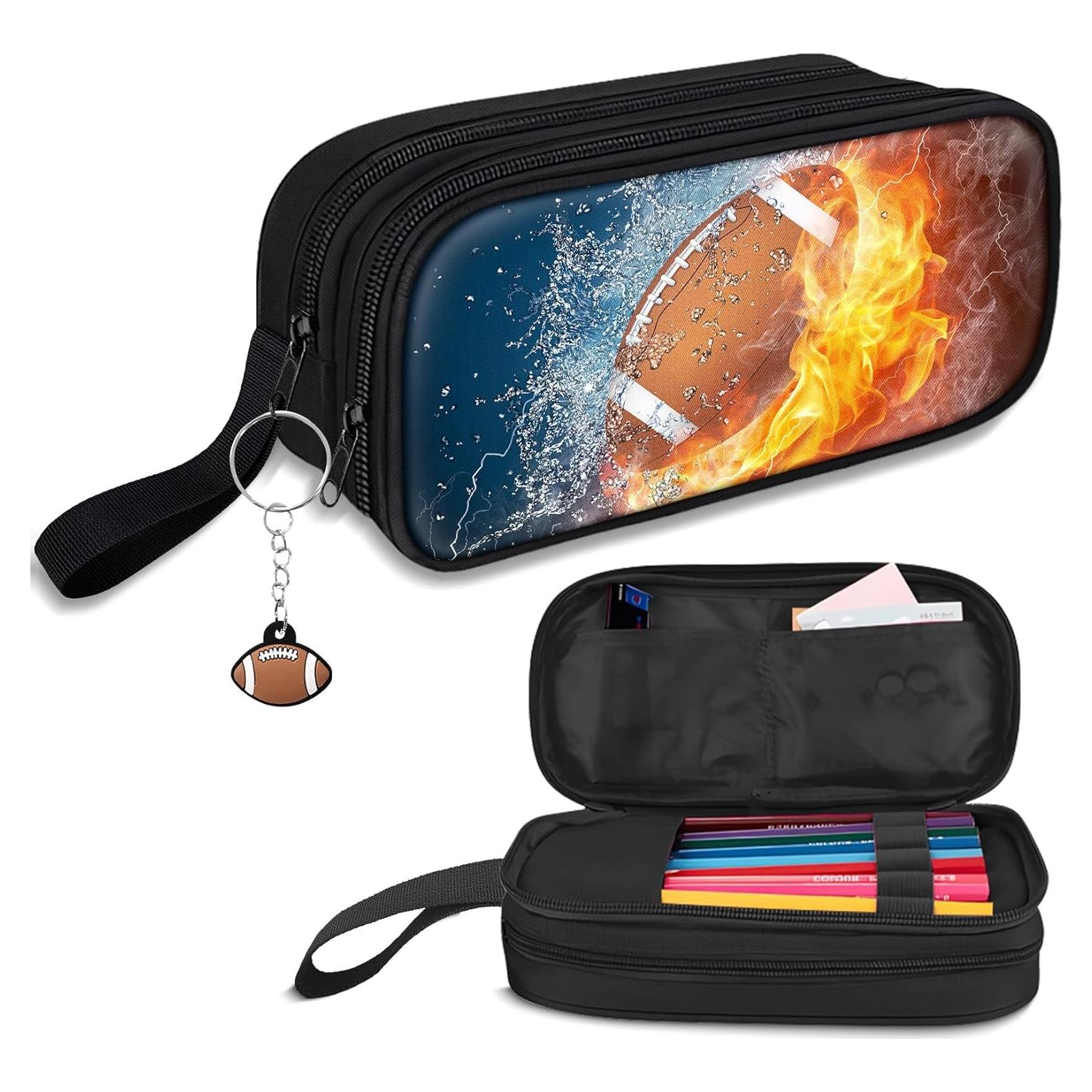 Estuche Grande para Niños TILYTADLY Fútbol Americano 24x14.6 cm