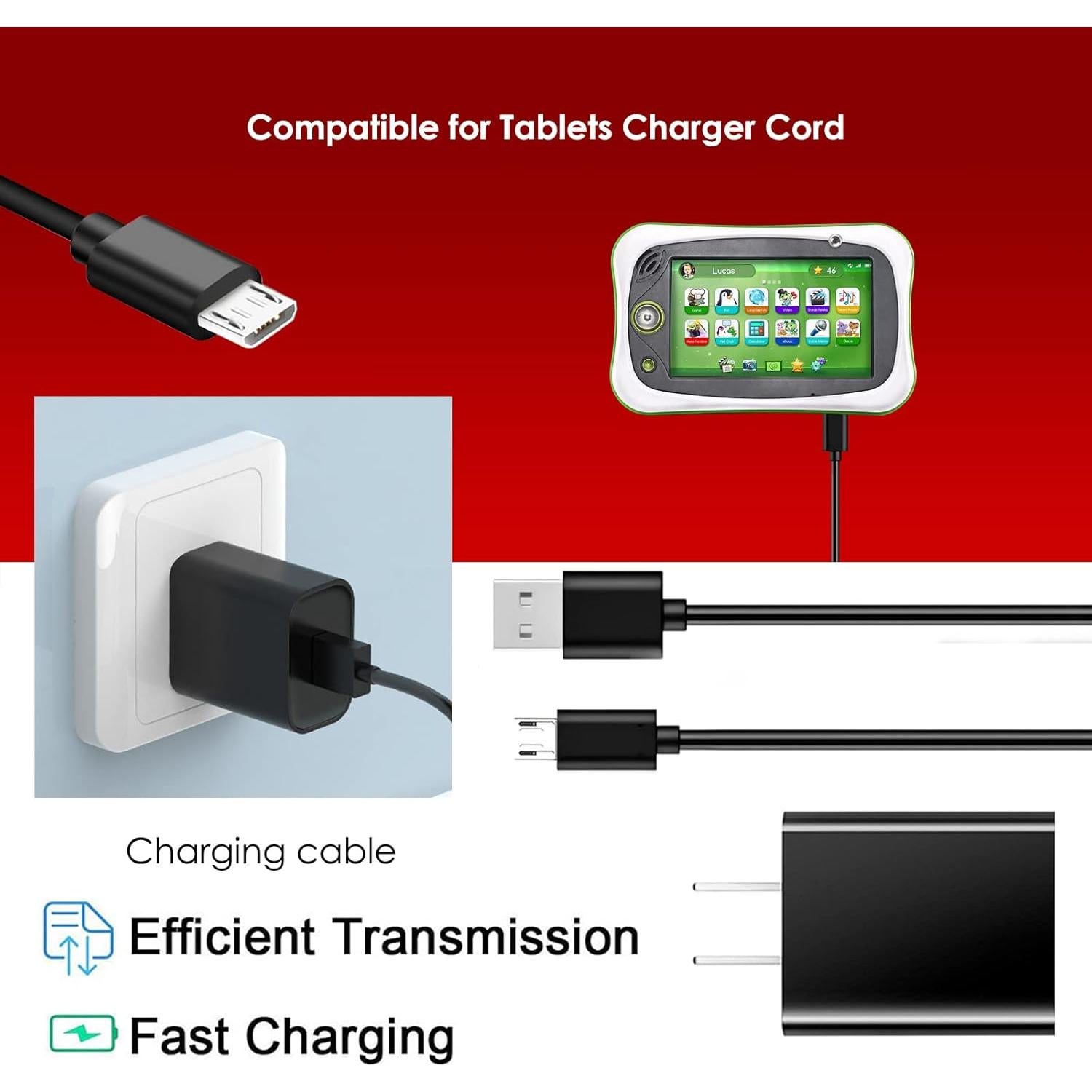 Cargador Rápido para Kindle Paperwhite y Fire HD - Love your yy