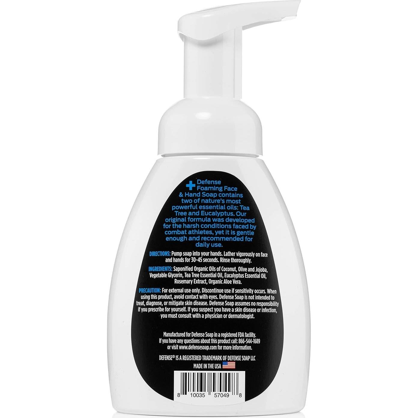 Jabón Espumoso Líquido Defense 226g con Aceite de Árbol de Té