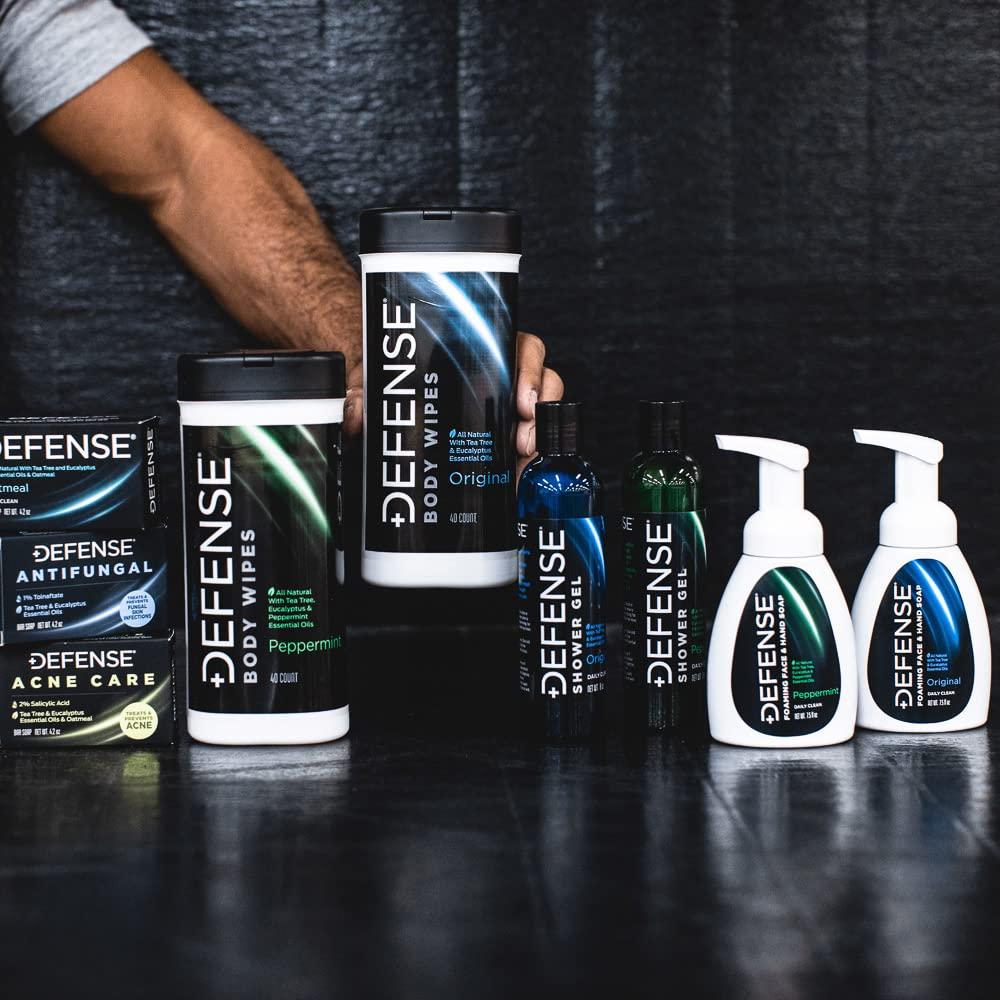 Jabón Espumoso Líquido Defense 226g con Aceite de Árbol de Té