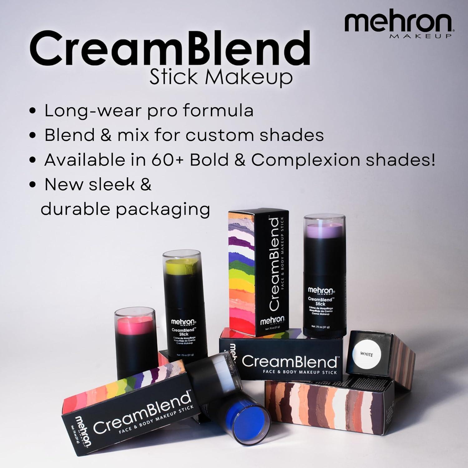 Maquillaje en Crema Mehron CreamBlend Stick 21 g Claro 3