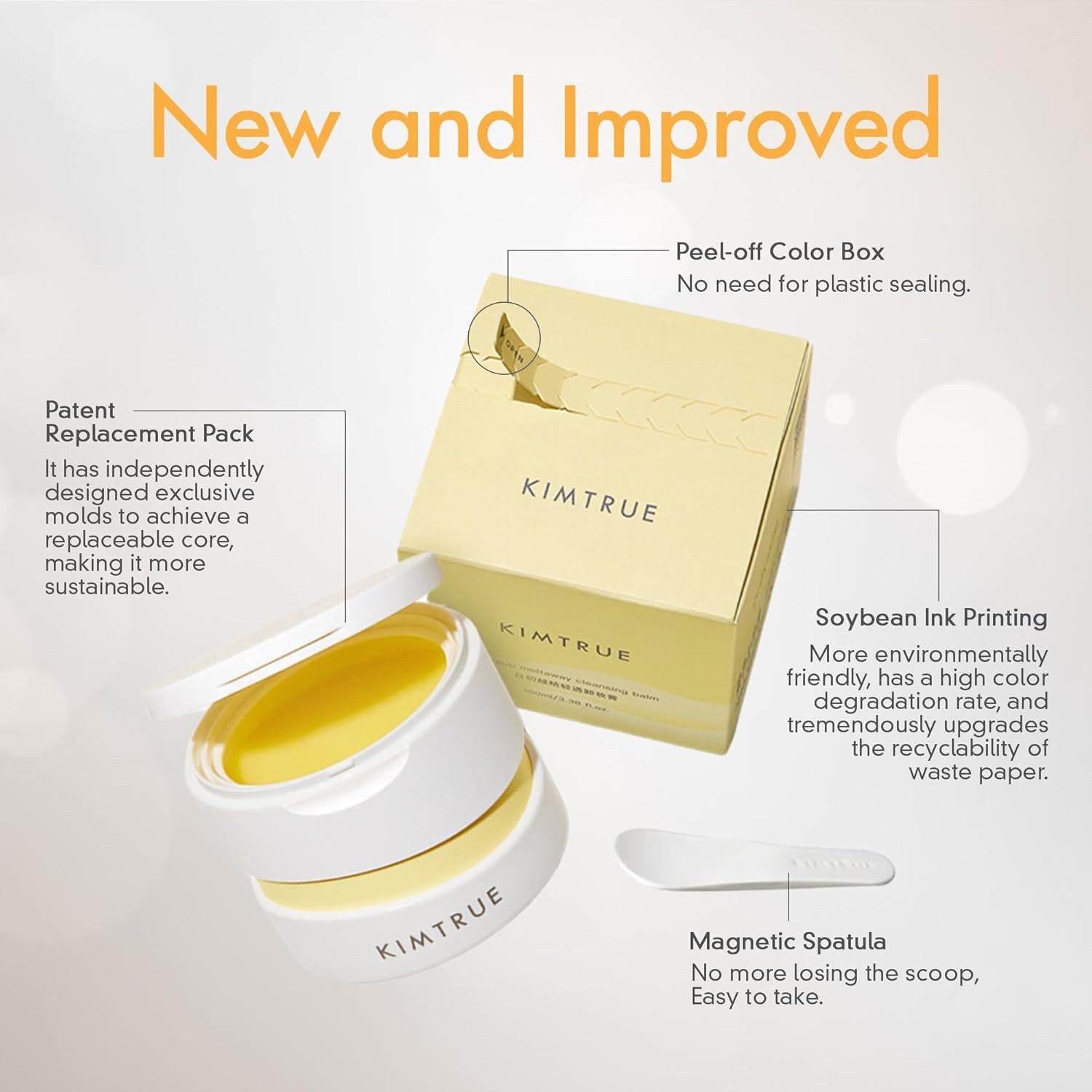 Bálsamo Limpiador Facial Kimtrue 95.7 g - Desmaquillante Hidratante