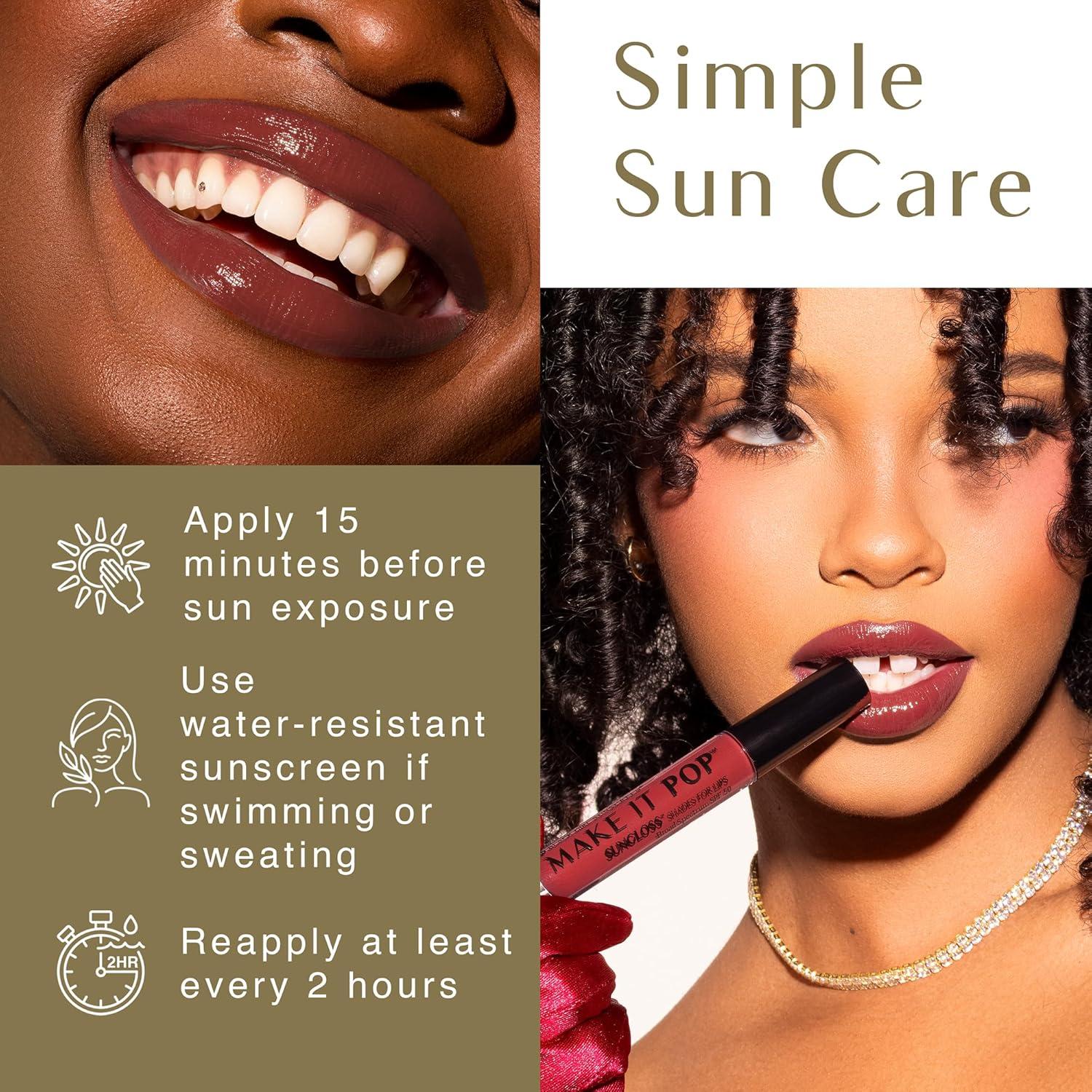 Protector Solar Black Girl Sunscreen Make It Pop SPF 50 Cereza Noir