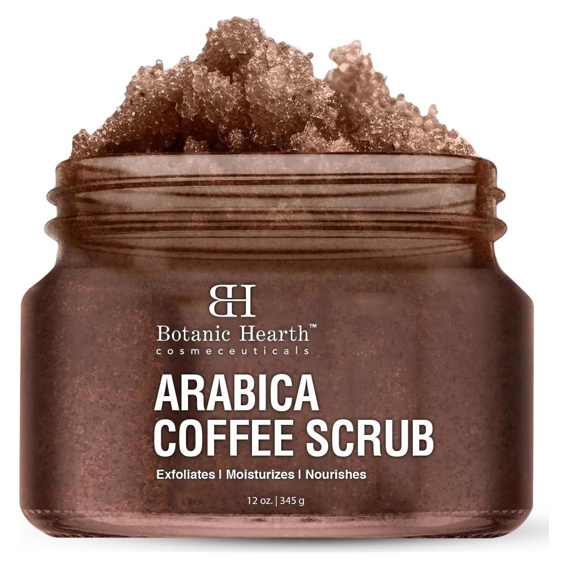 Exfoliante Corporal Botanic Hearth Café Arabica 340 g Hidratante