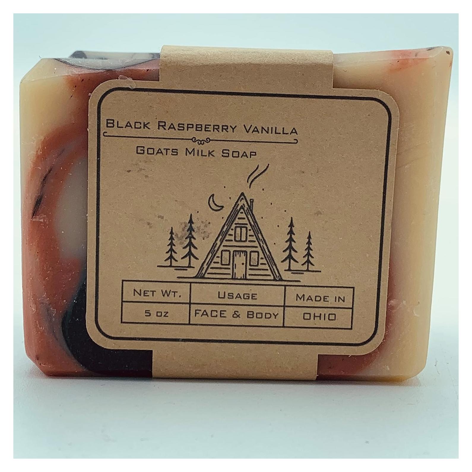 Jabón de Leche de Cabra Beeyond 1817 Frambuesa Negra Vainilla 284g