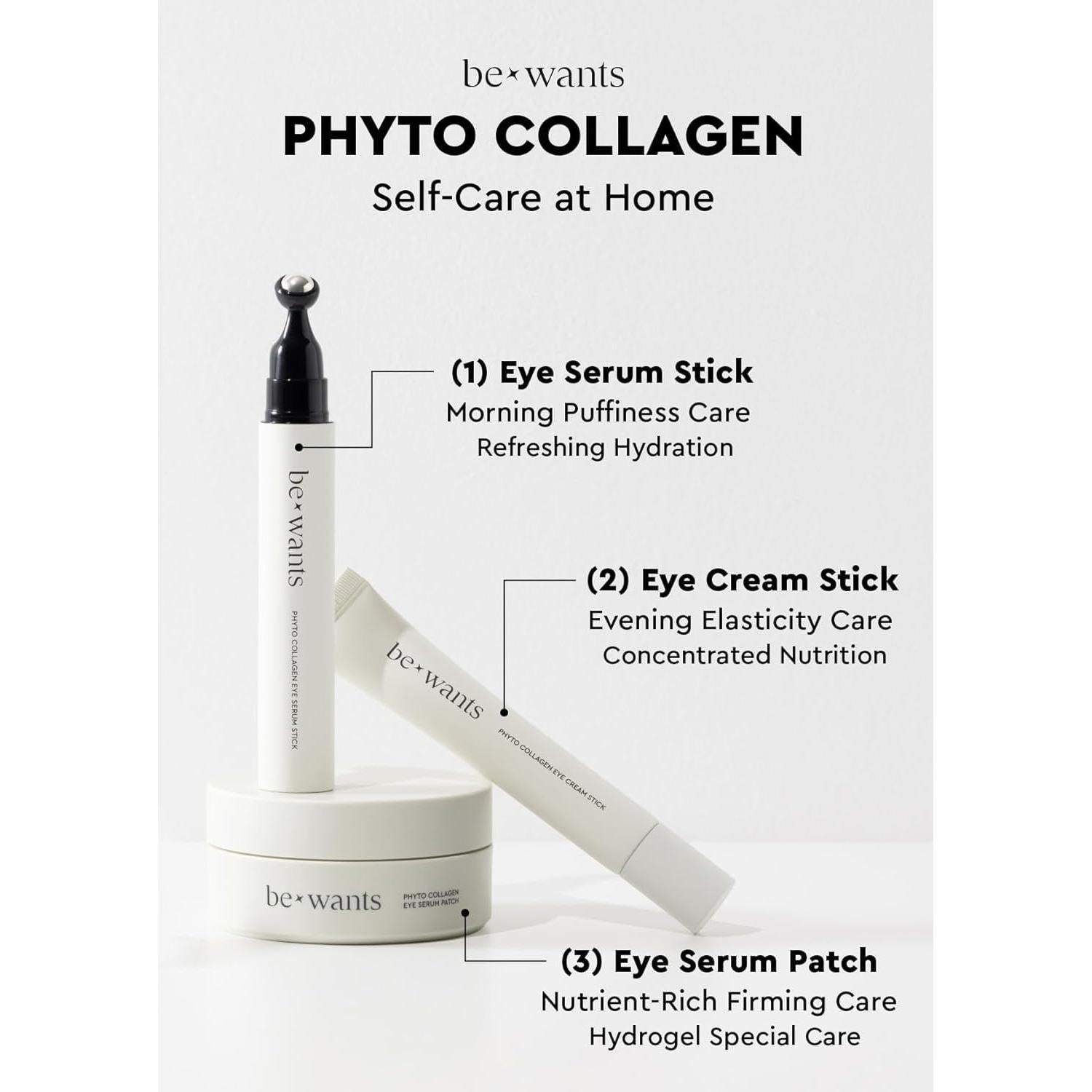 Parches para Ojos Hinchados Bewants con Colágeno - 60 Piezas