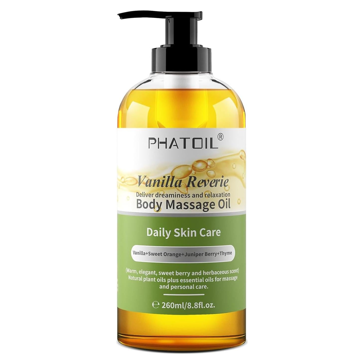 Aceite Corporal PHATOIL Vainilla Reverie 260ml Hidratante