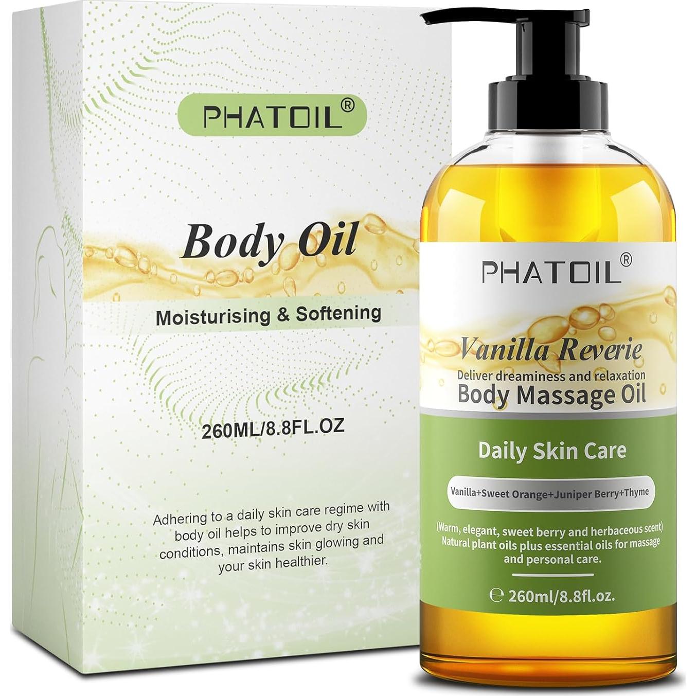 Aceite Corporal PHATOIL Vainilla Reverie 260ml Hidratante