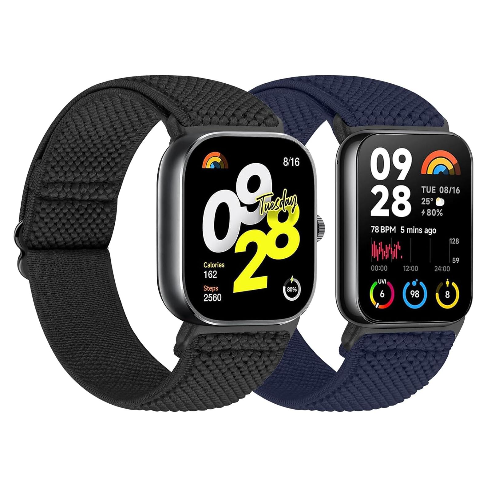 Correas Tiptops para Xiaomi Mi Smart Band 8 Pro - 2 Paquete