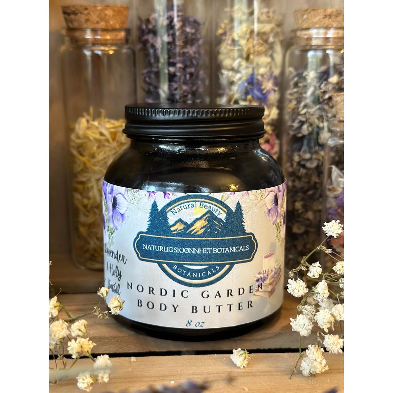 Manteca Corporal de Sebo Naturlig Skjonnhet 227g Albahaca y Lavanda