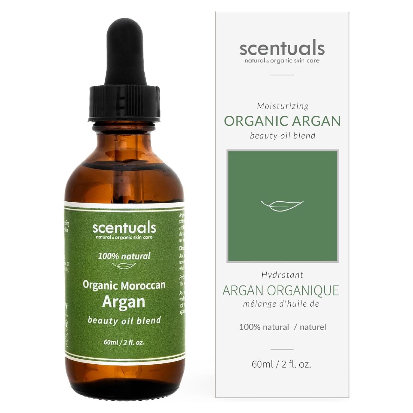 Aceite de Belleza de Argán Scentuals 60 ml - Hidratación Piel, Cabello y Uñas