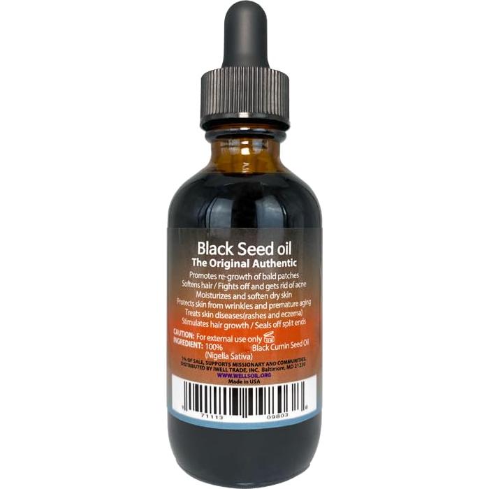 Aceite de Semilla Negra Well 60ml - Crecimiento Cabello y Piel