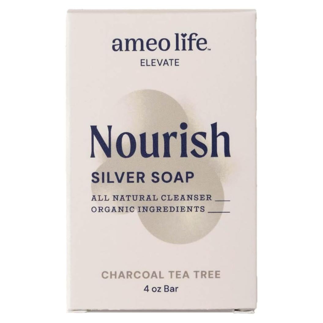 Jabón Natural de Carbón de Árbol de Té Ameo Life 132 g