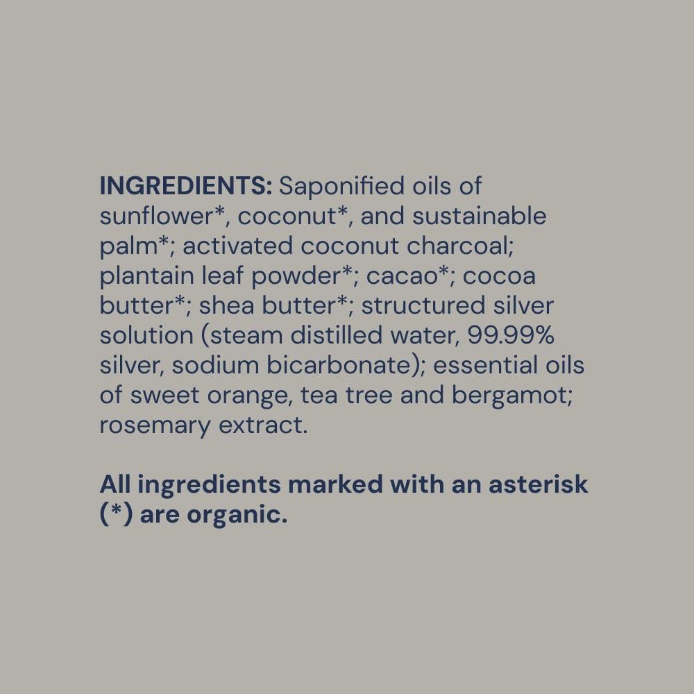 Jabón Natural de Carbón de Árbol de Té Ameo Life 132 g