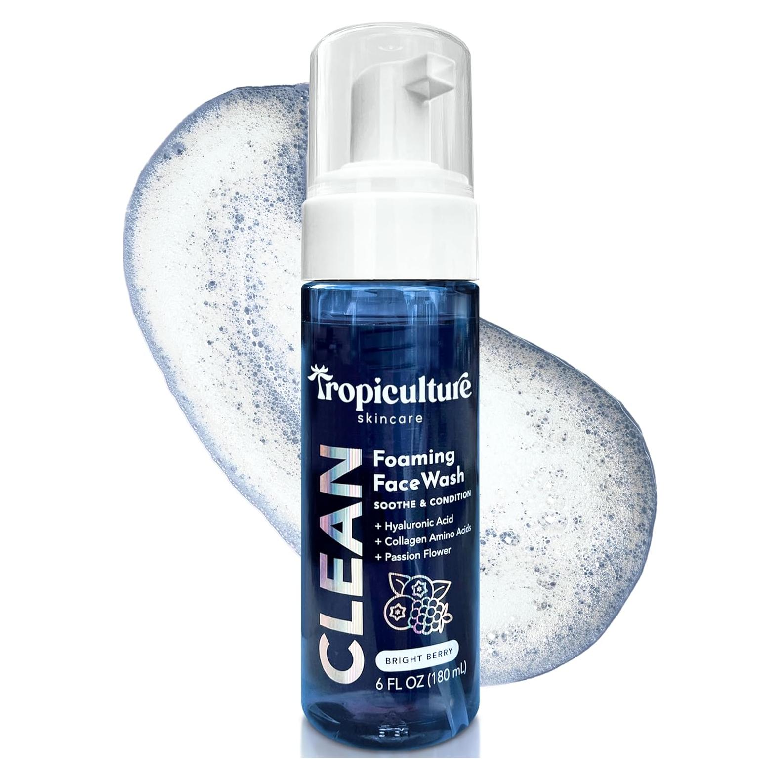 Limpiador Facial Espumoso Tropiculture Baya Brillante 226g