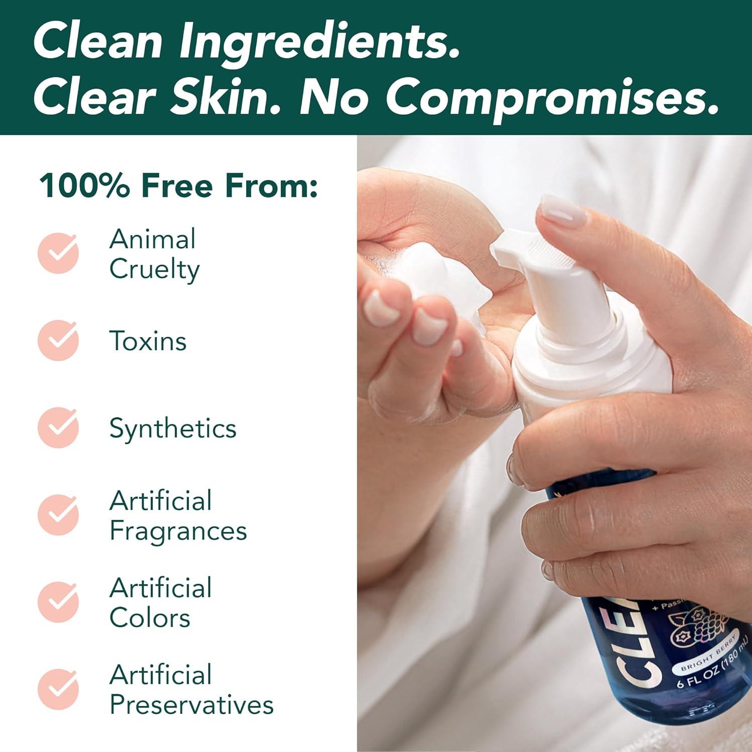 Limpiador Facial Espumoso Tropiculture Baya Brillante 226g