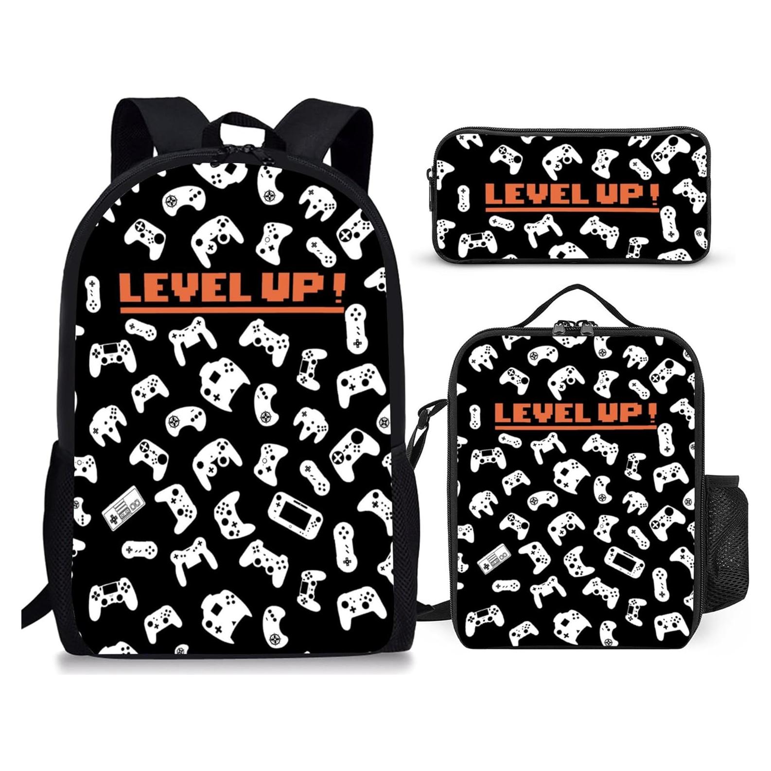 Mochila Escolar 3 Piezas Ansteade 43.2 cm con Lonchera y Estuche