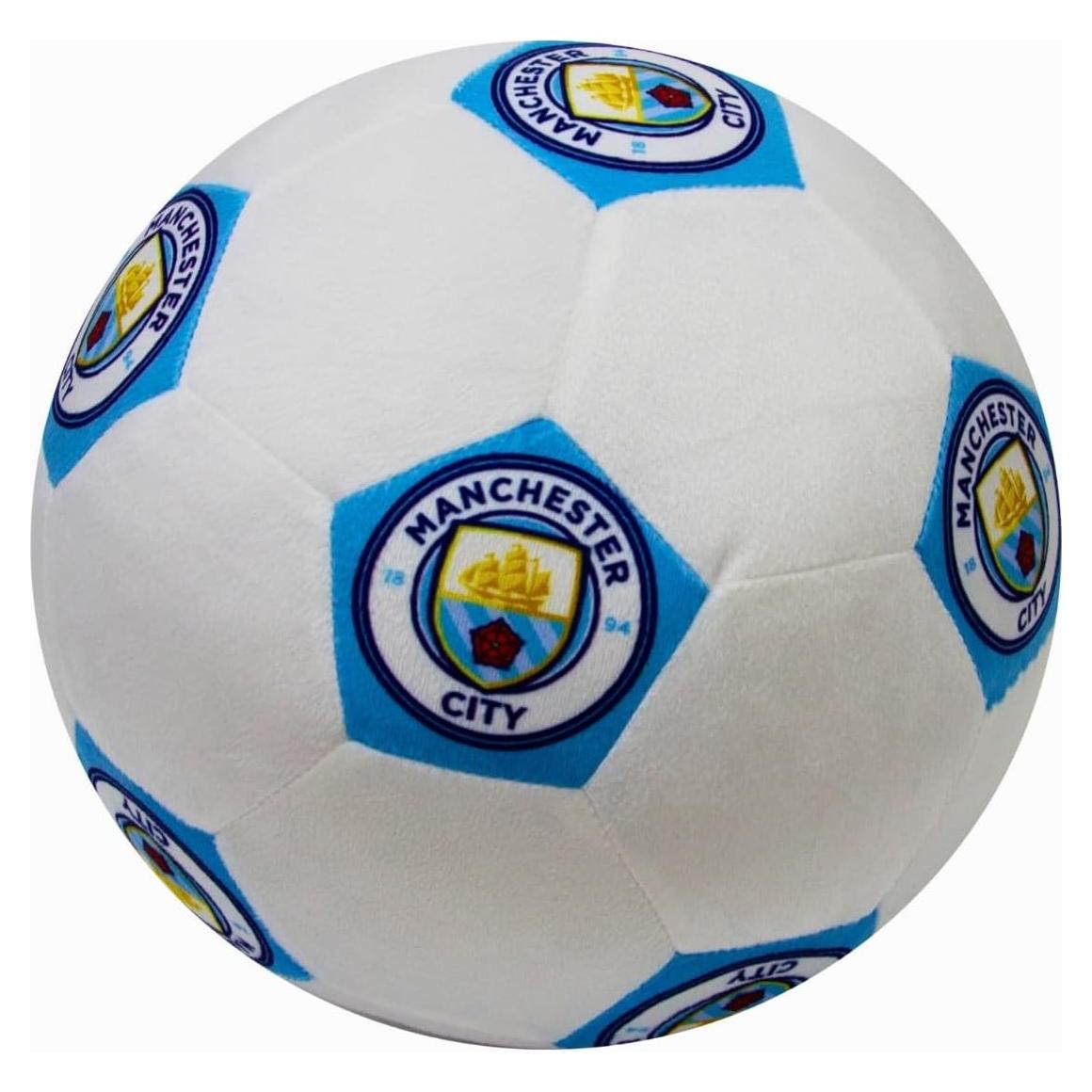 Cojín decorativo Manchester City 25cm | Pelota de peluche