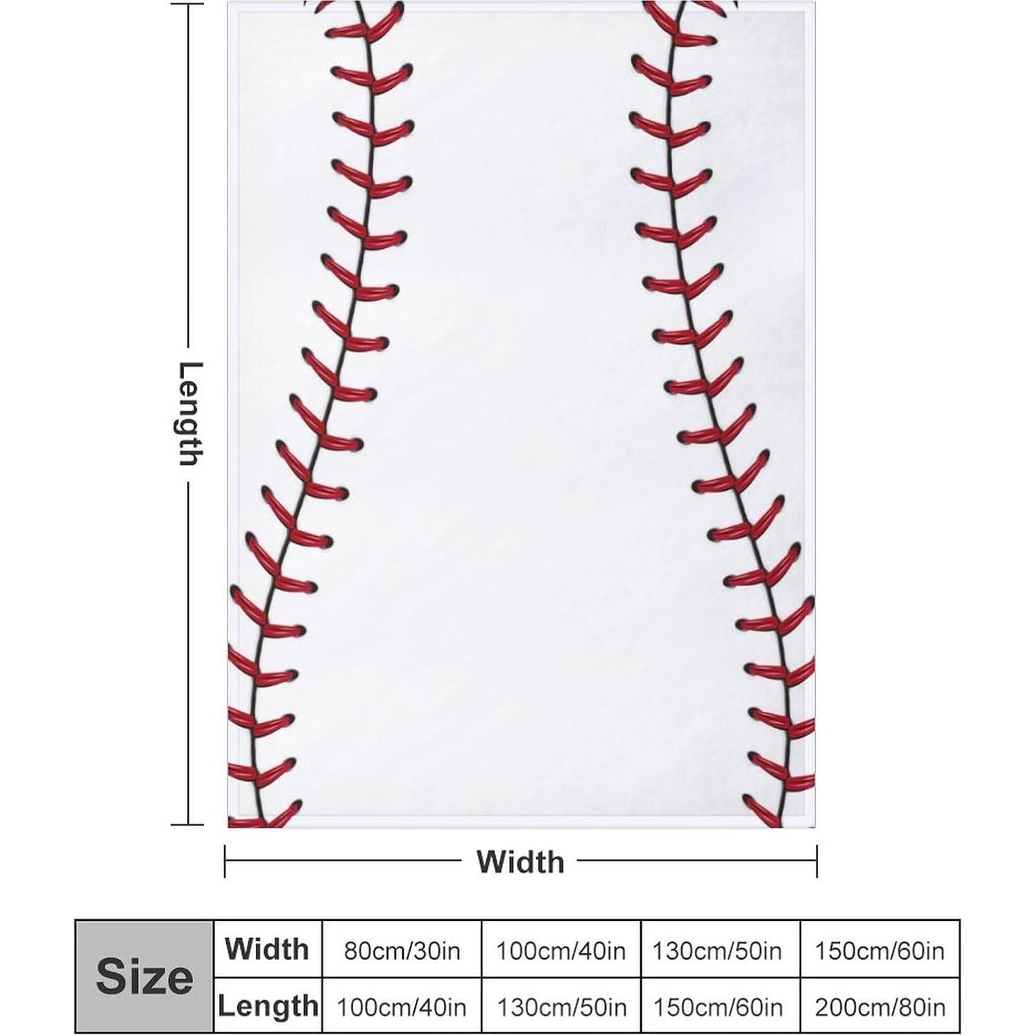 Manta de Franela Volissoz Béisbol 127x102 cm Cálida y Suave