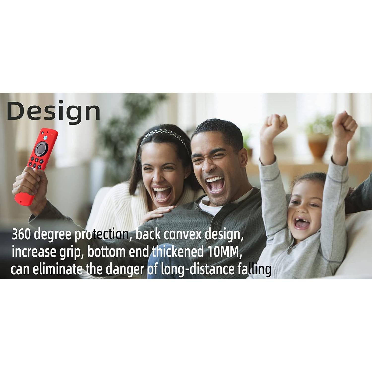 Funda Silicona Control Remoto Fire TV Stick 4K Rosa