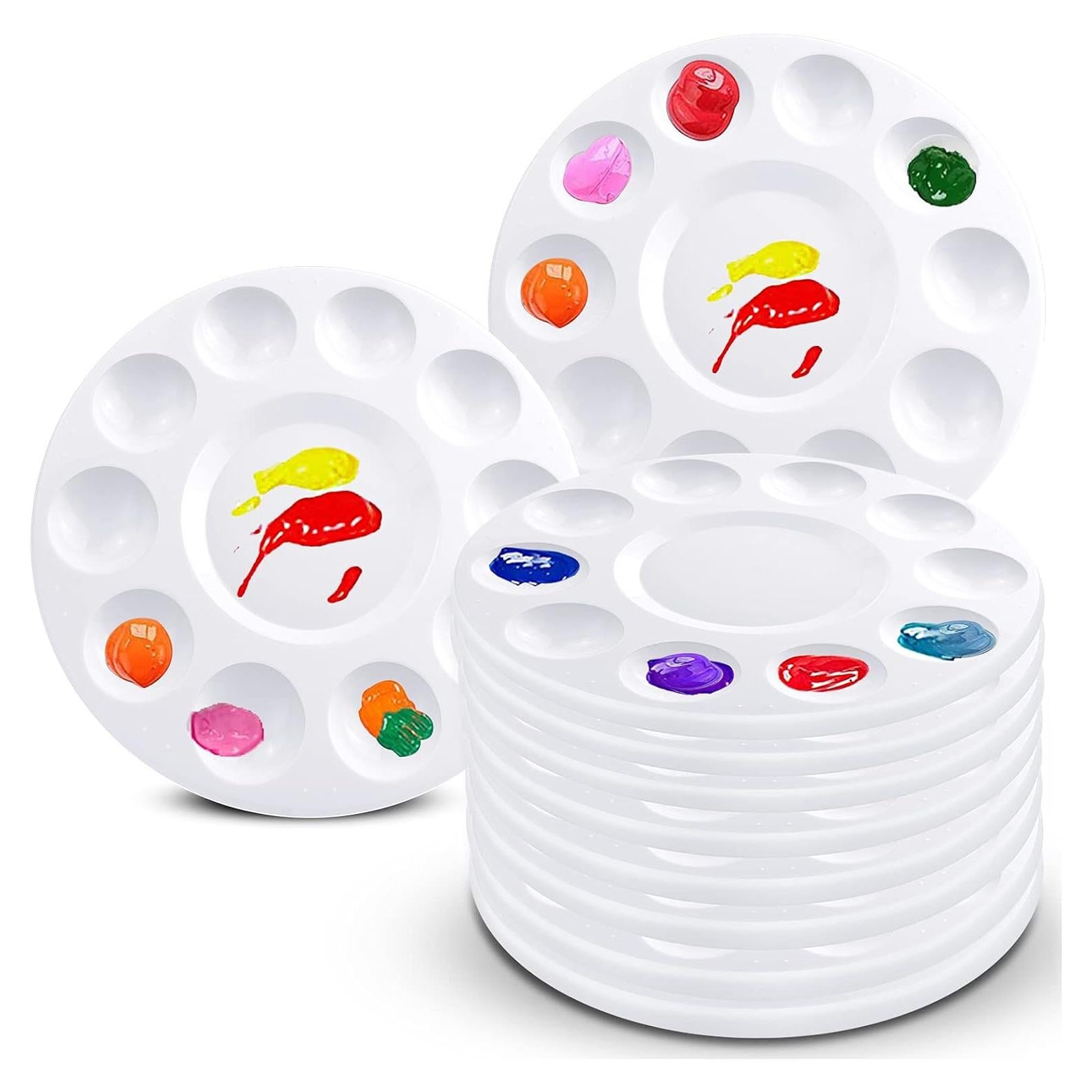 Bandejas de Pintura Plástico Hulameda 10 Piezas para Niños