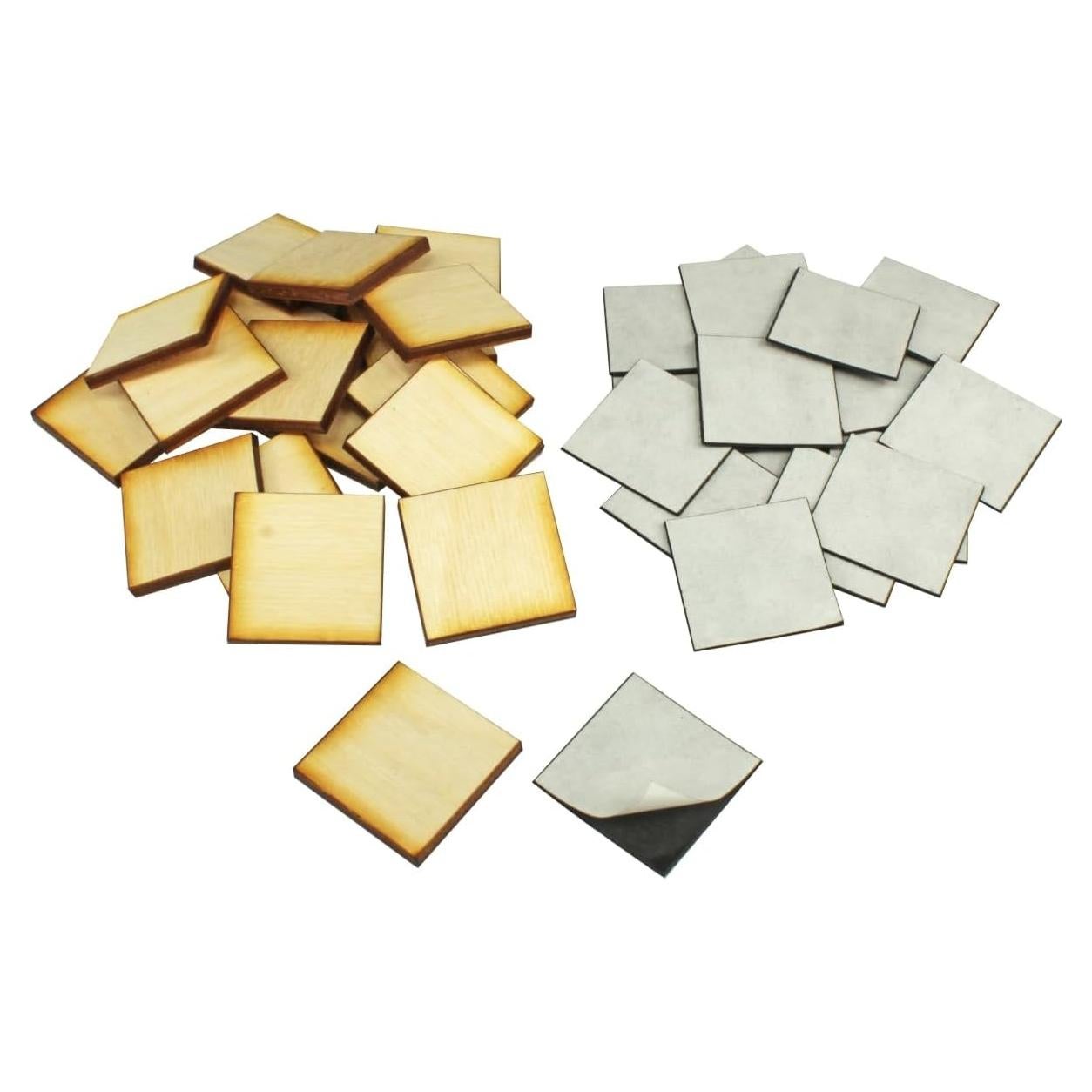 Kit de Bases Cuadradas LITKO 25mm con Fondos Magnéticos