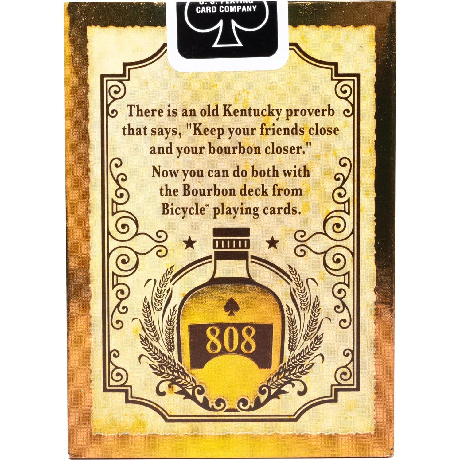 Cartas de Juego Bourbon Bicycle - Mazo Temático de Póker