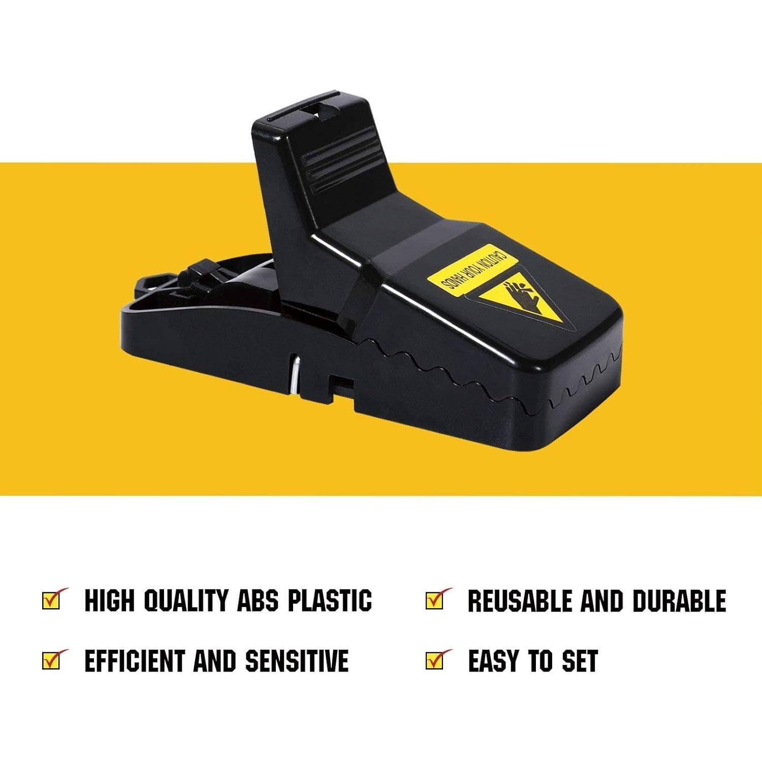 Trampas para Ratones Reutilizables USKICH - 6 Unidades Efectivas