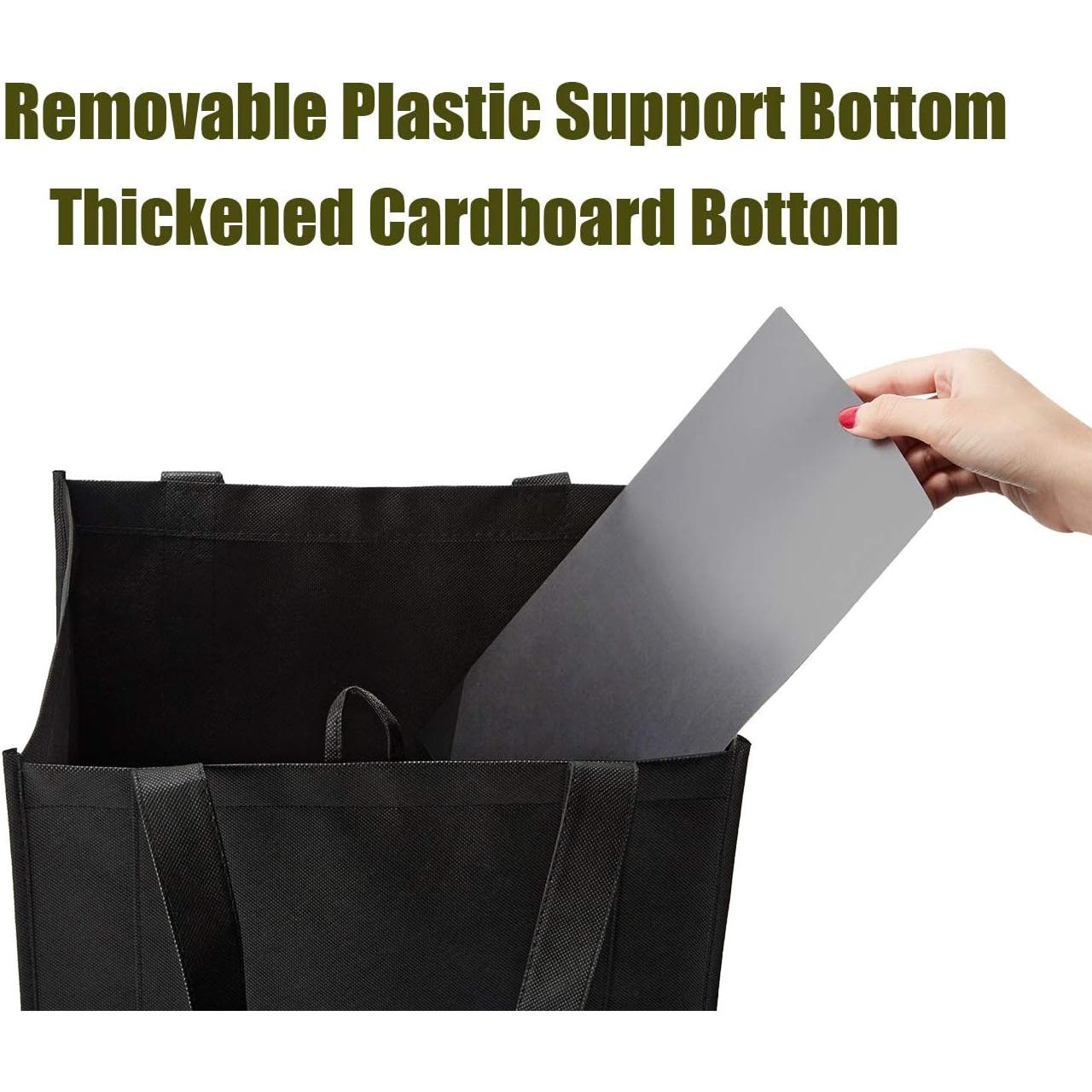 Conjunto de 10 Bolsas de Compras Reutilizables NERUB 33x25x38cm