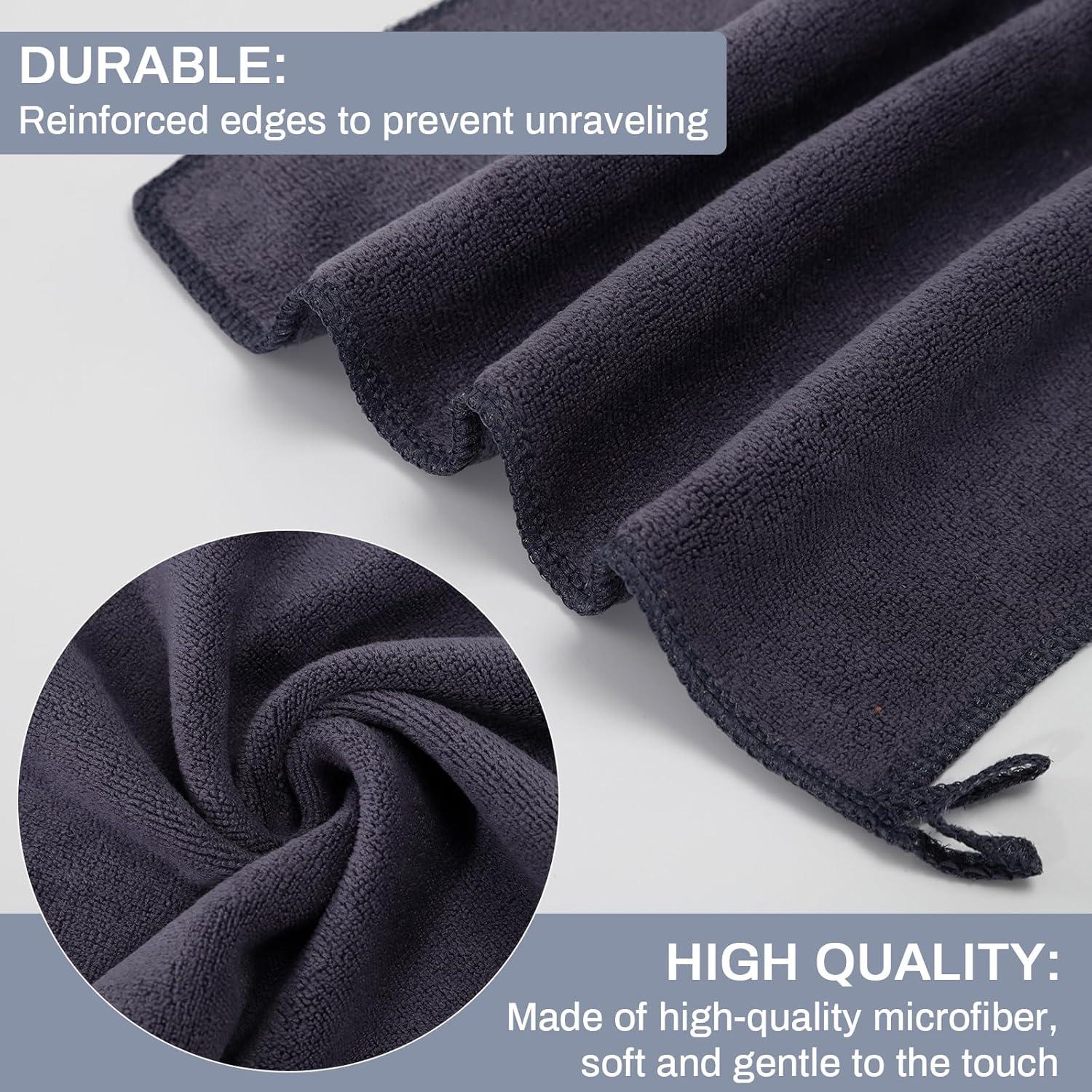 Paños de Maquillaje Reutilizables Qwhancy 30x30 cm 6 Piezas