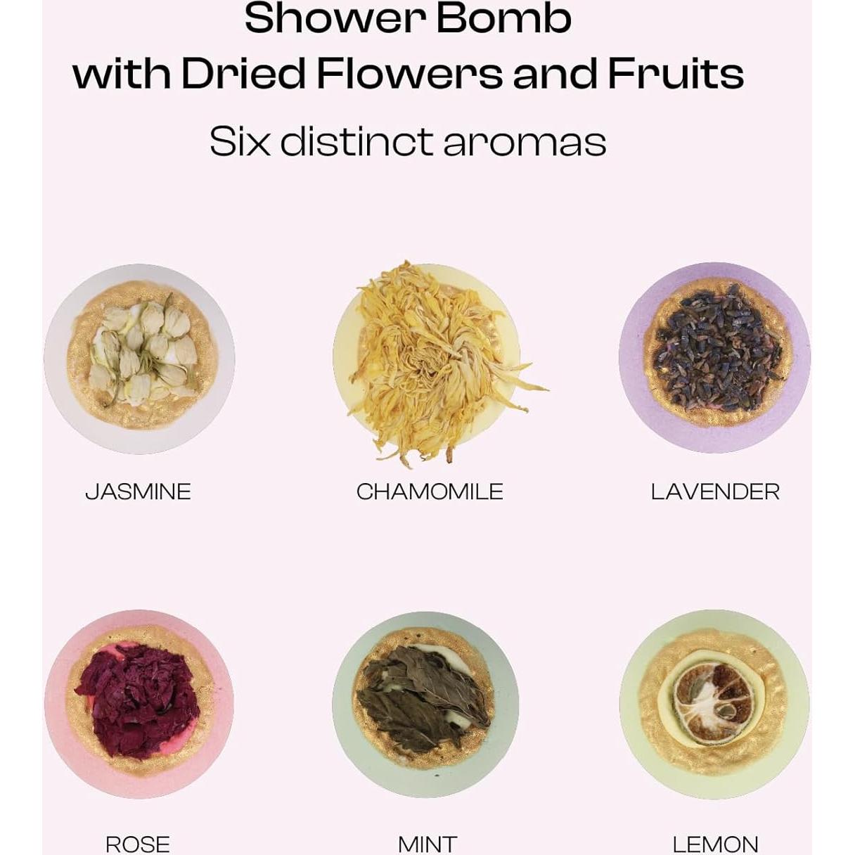 Set de 6 Bombas de Baño de Lujo BoBoSweeTree - Autocuidado Floral