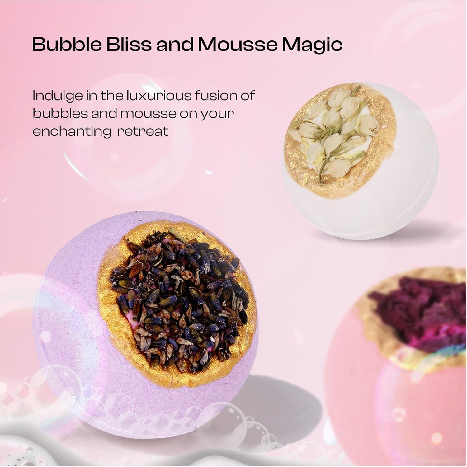 Set de 6 Bombas de Baño de Lujo BoBoSweeTree - Autocuidado Floral