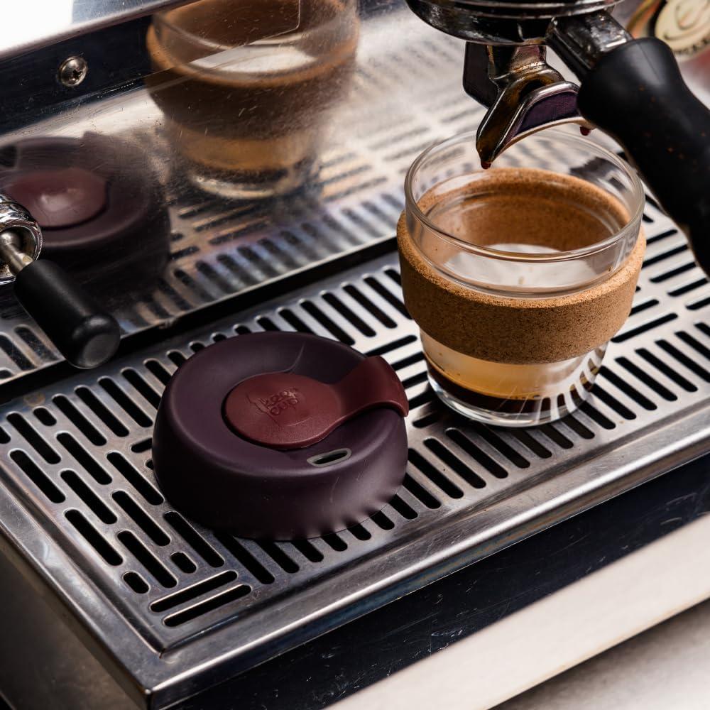 Vaso de Vidrio Reutilizable KeepCup Brew Cork 227ml Negro